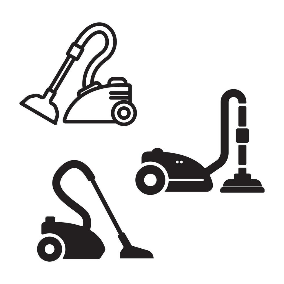 vacuum cleaner icon vector