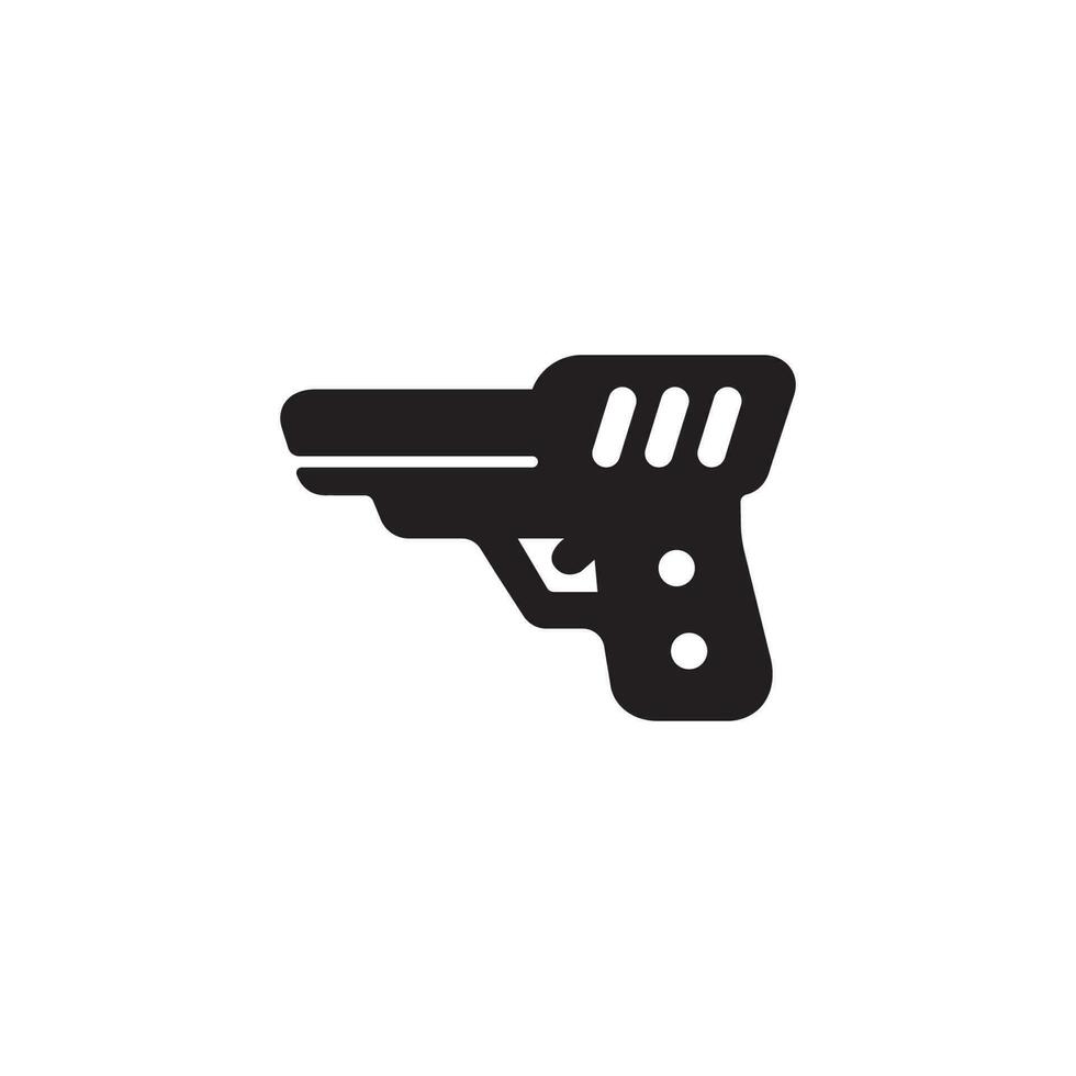 pistola icono vector