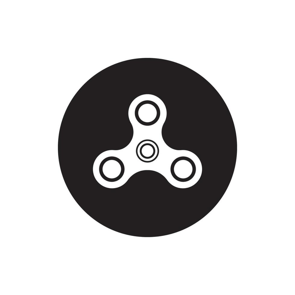 fidget spinner icon vector