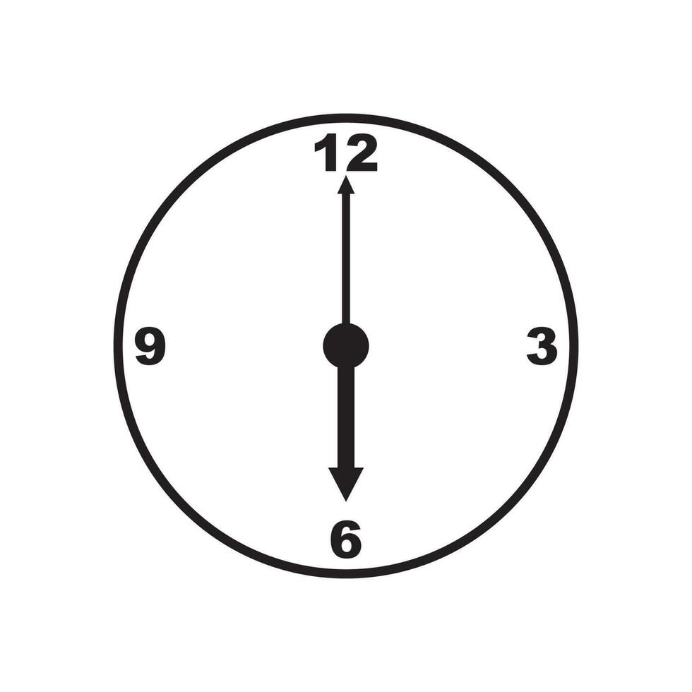 vector icono de reloj