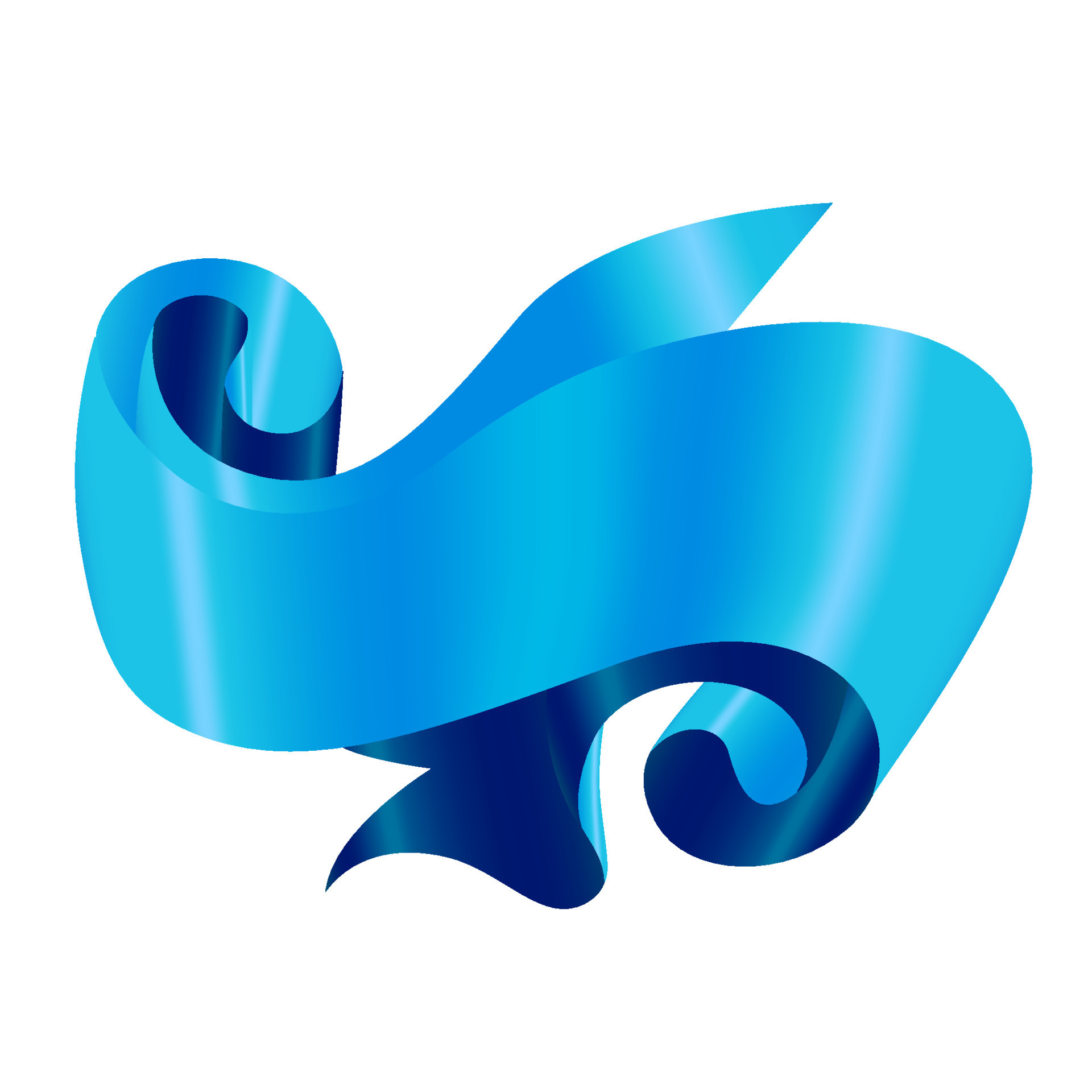 Blue Banner Ribbon, Vector Illustration 24393439 Vector Art at Vecteezy