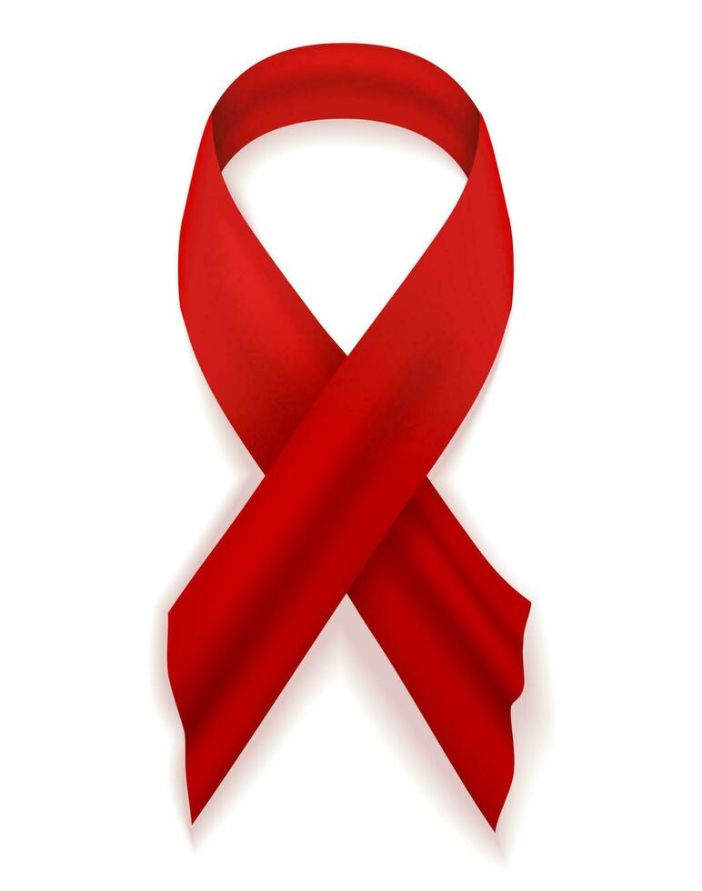 SIDA cinta símbolo, vector ilustración