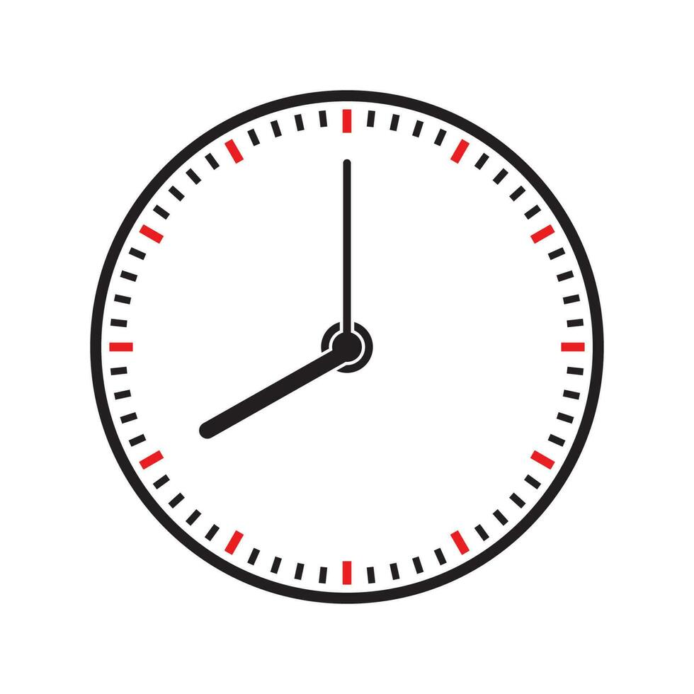 clock icon vector