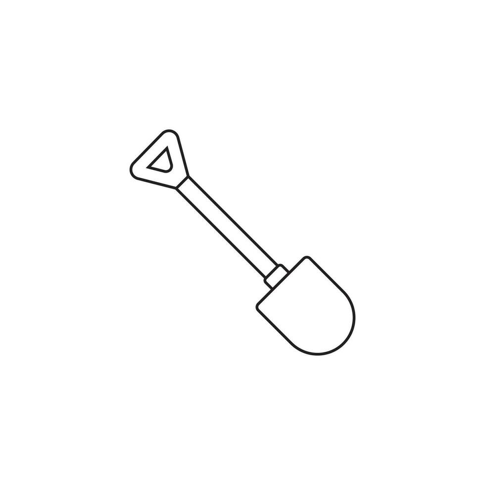 shovel vector icon