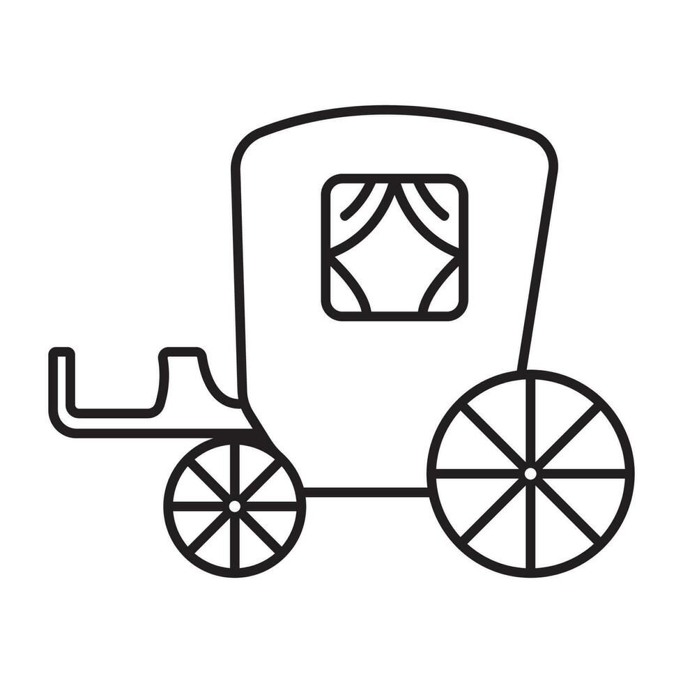carriage icon vector