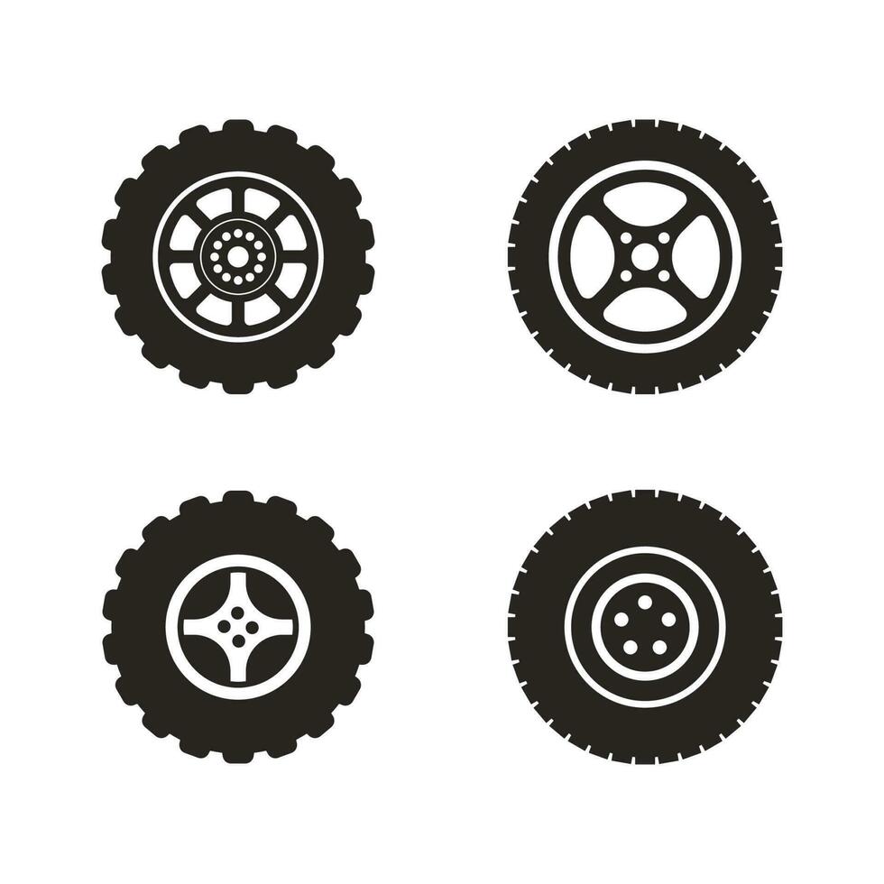 tire icon vector