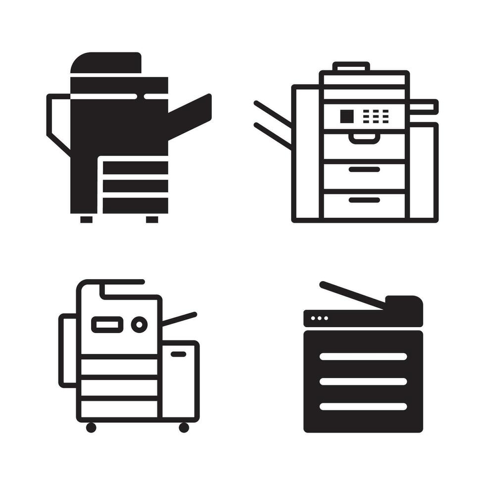 copier icon vector