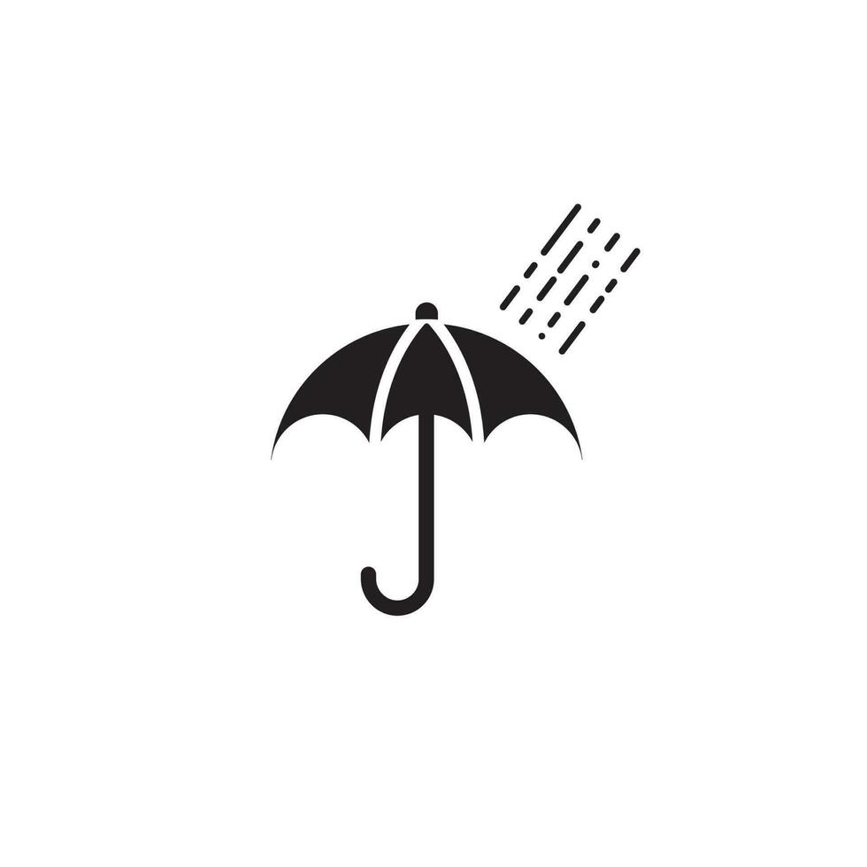 umbrella icon vector
