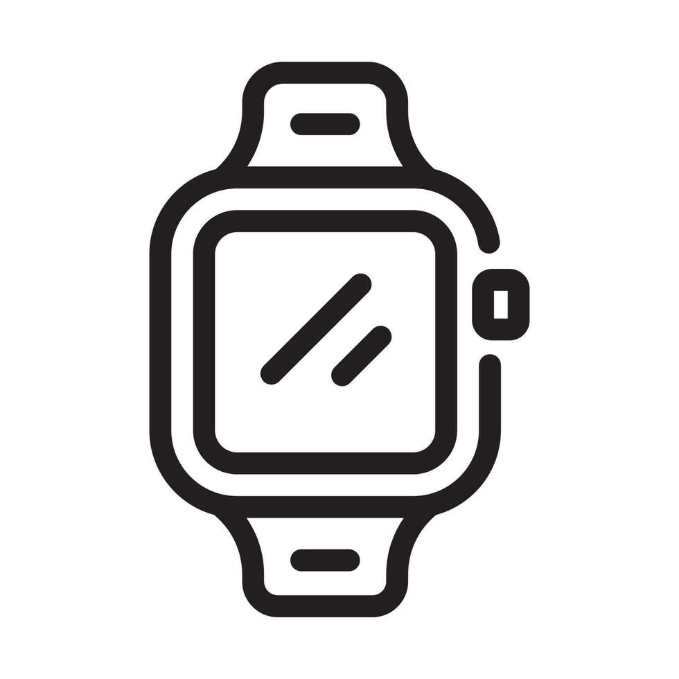 apple watch icon vector