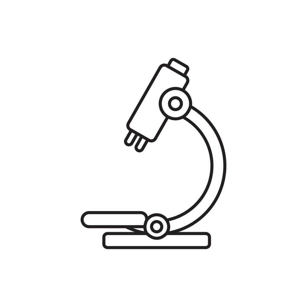 microscope icon vector