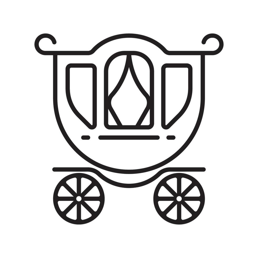 carriage icon vector