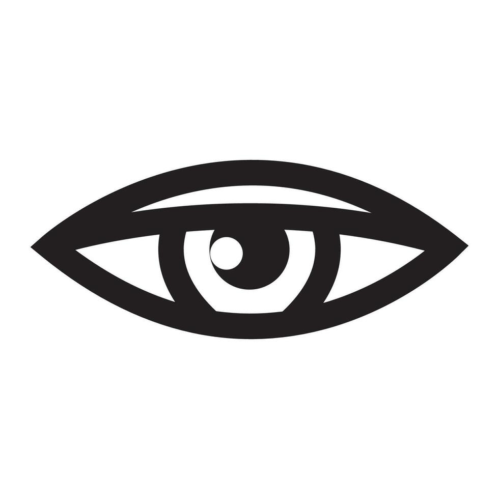 eye icon vector