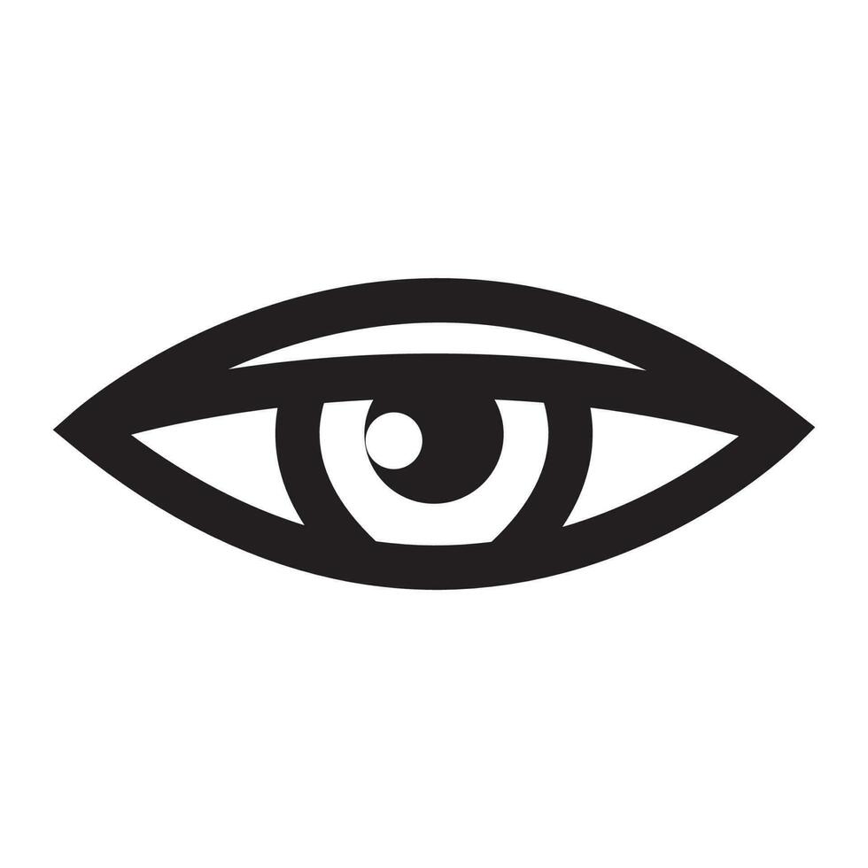 ojo icono vector