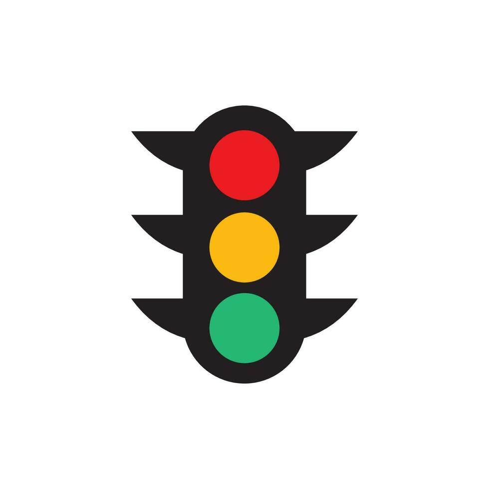 traffic light icon vector