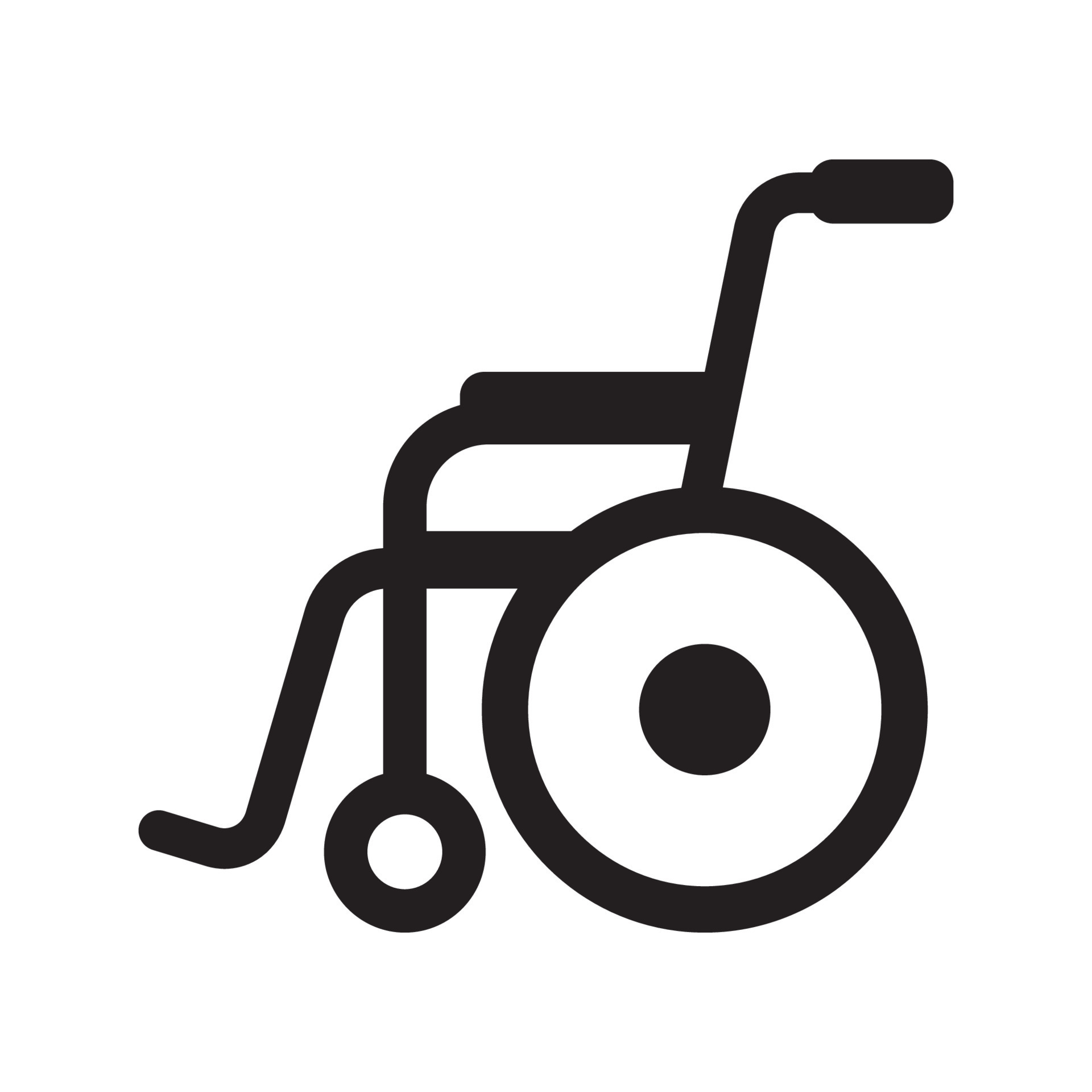 wheelchair icon vector 24394339 Vector Art at Vecteezy