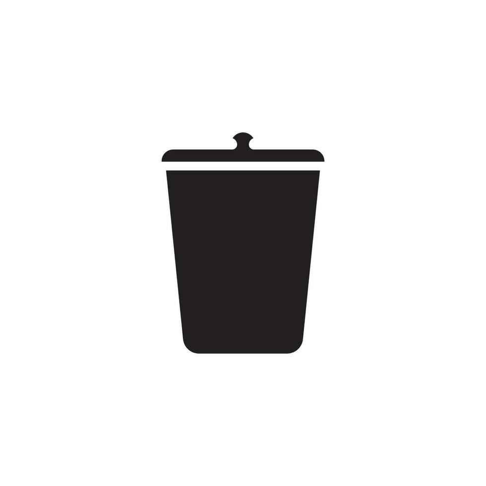 trash can vector icon