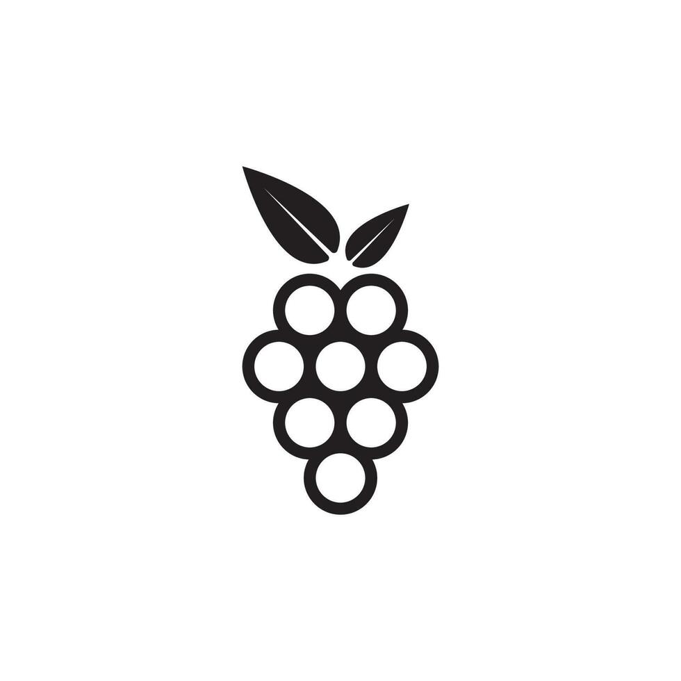 grape fruit icon vector