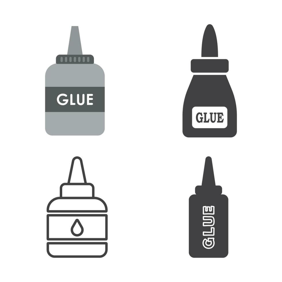 glue icon vector