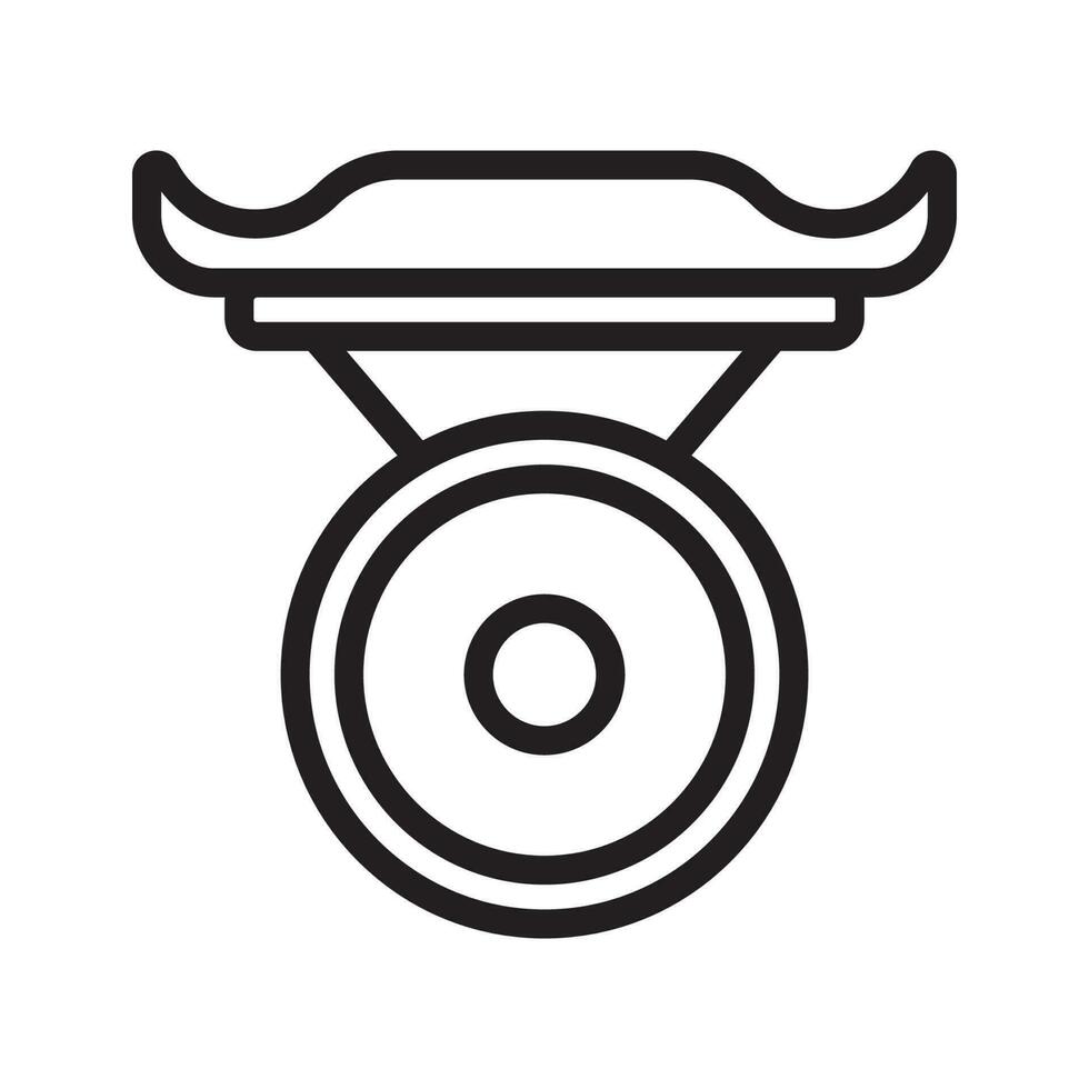 gongs icono vector