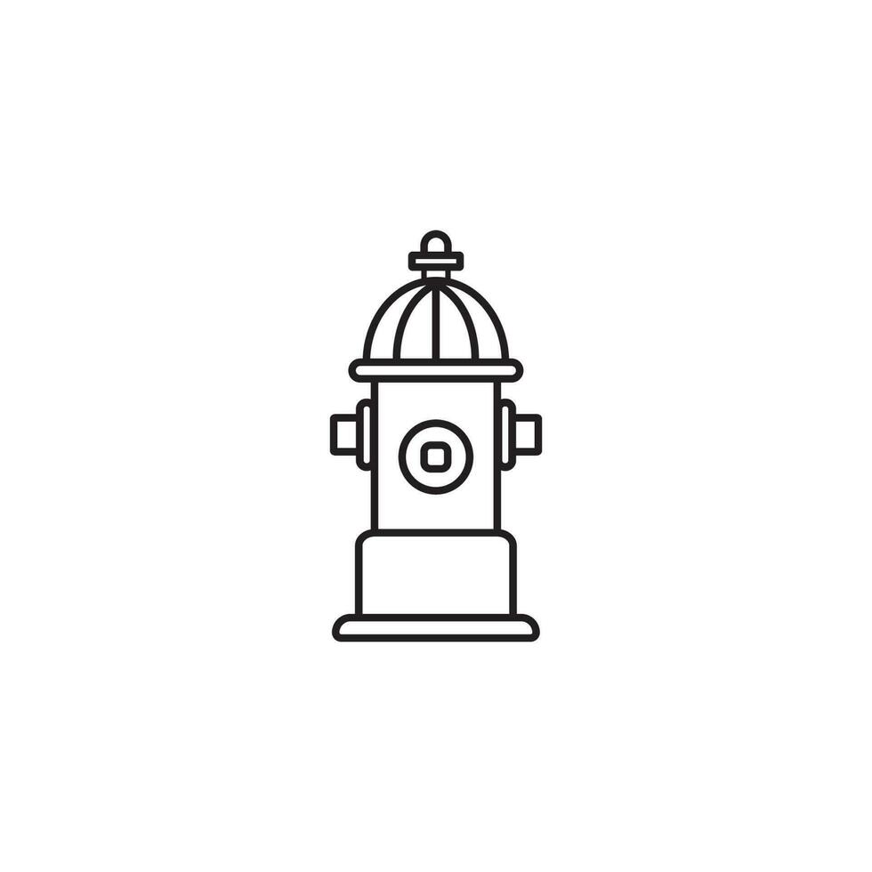 fire hydrant icon vector
