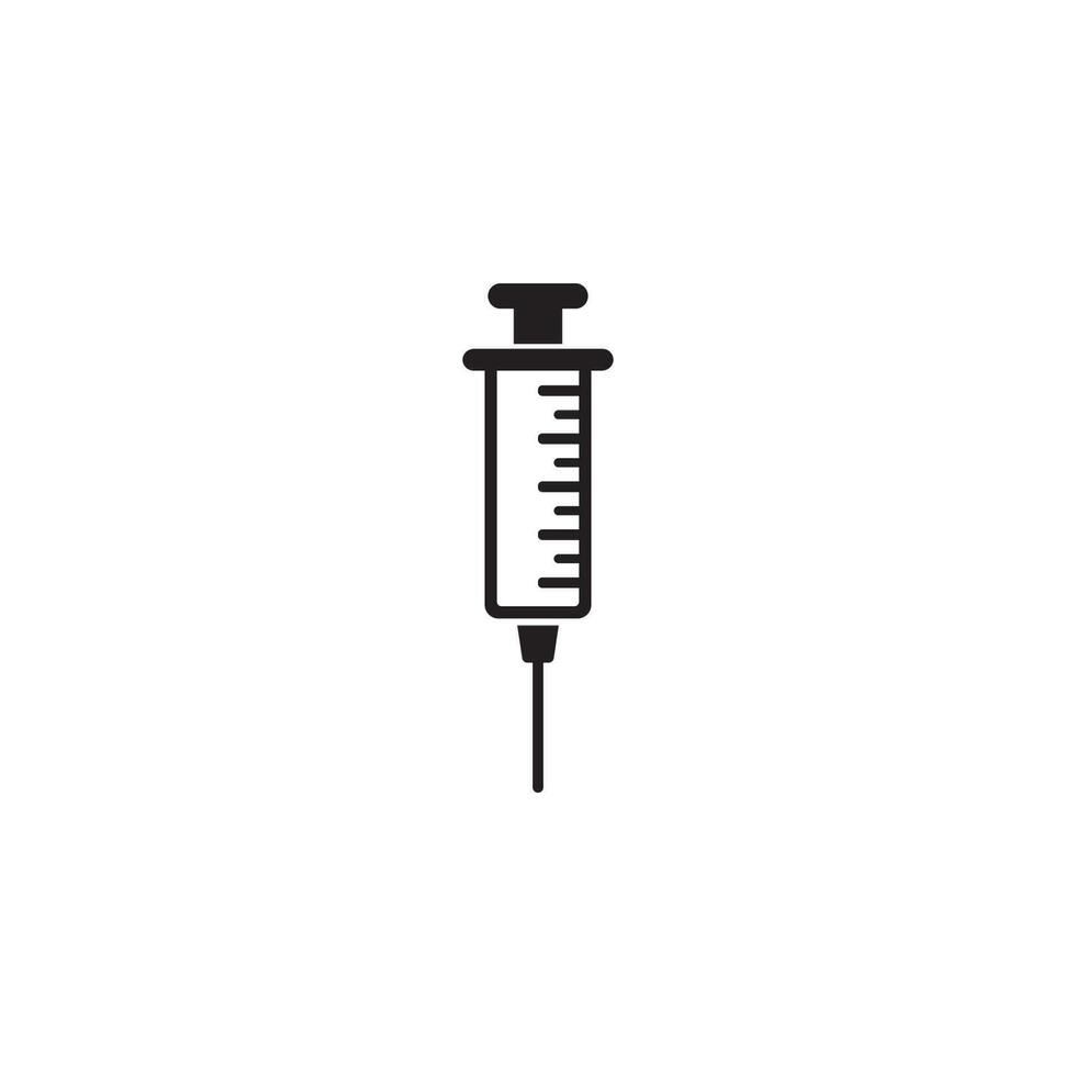 syringe icon vector