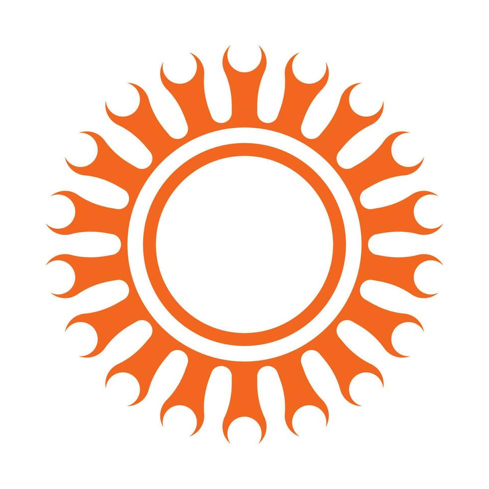 sun icon vector