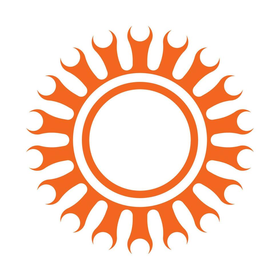 sun icon vector