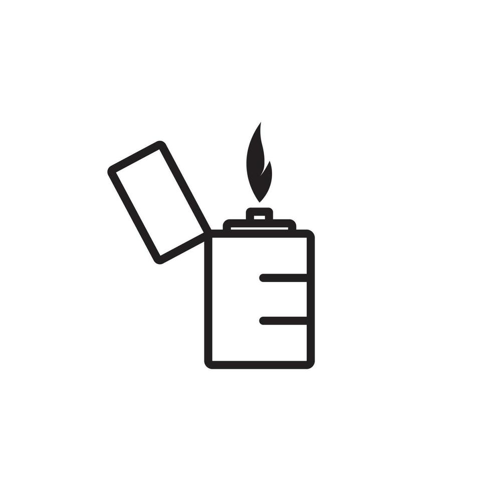 lighter icon vector