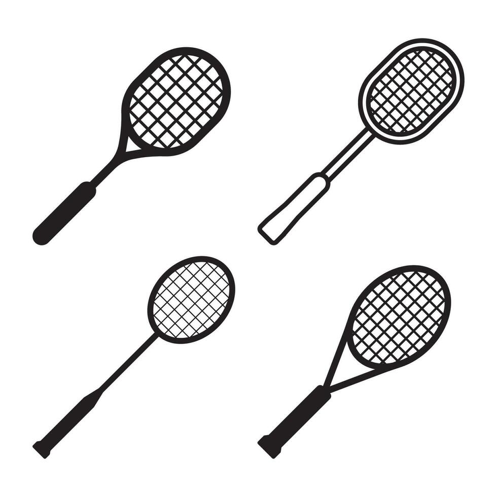 racket icon vector