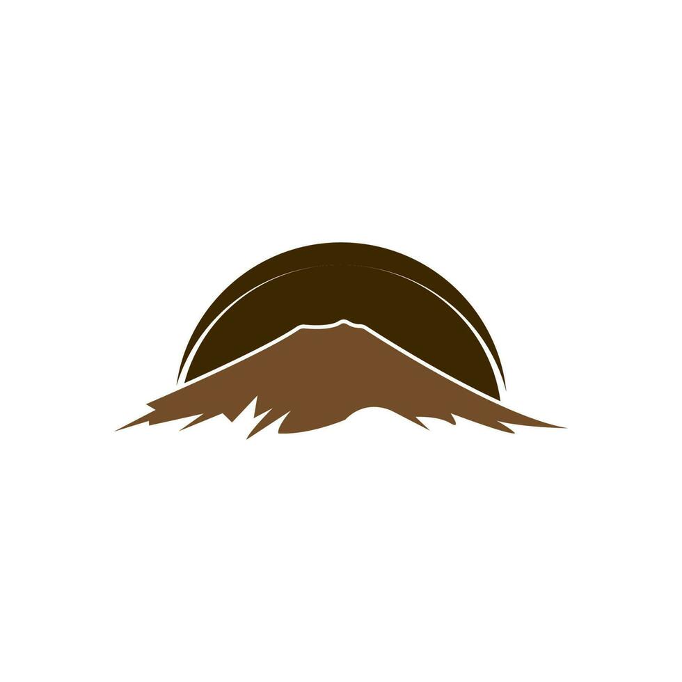 mountain icon vector