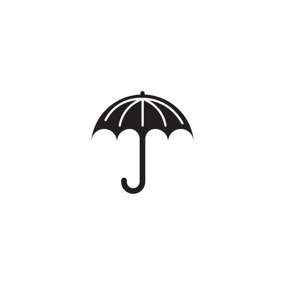 umbrella icon vector