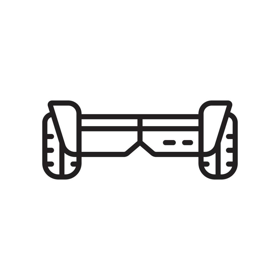 hoverboard icon vector