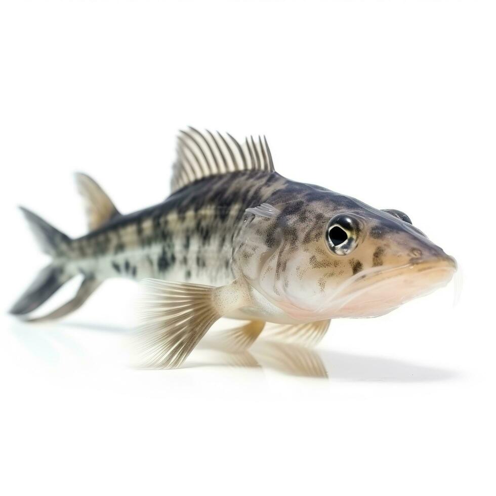 Corydoras catfish isolated on white background, generate ai photo