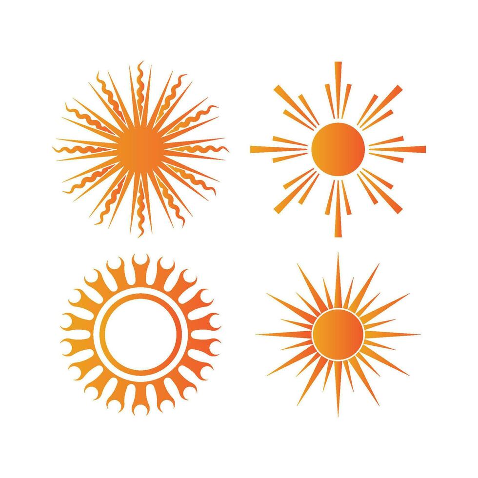 sun icon vector