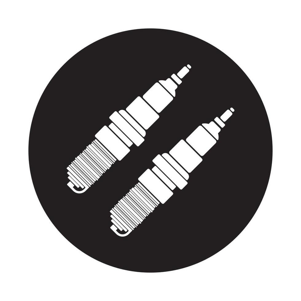 spark plug icon vector