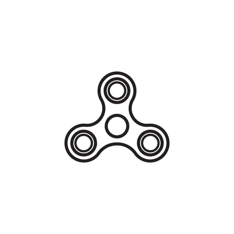 fidget spinner icon vector