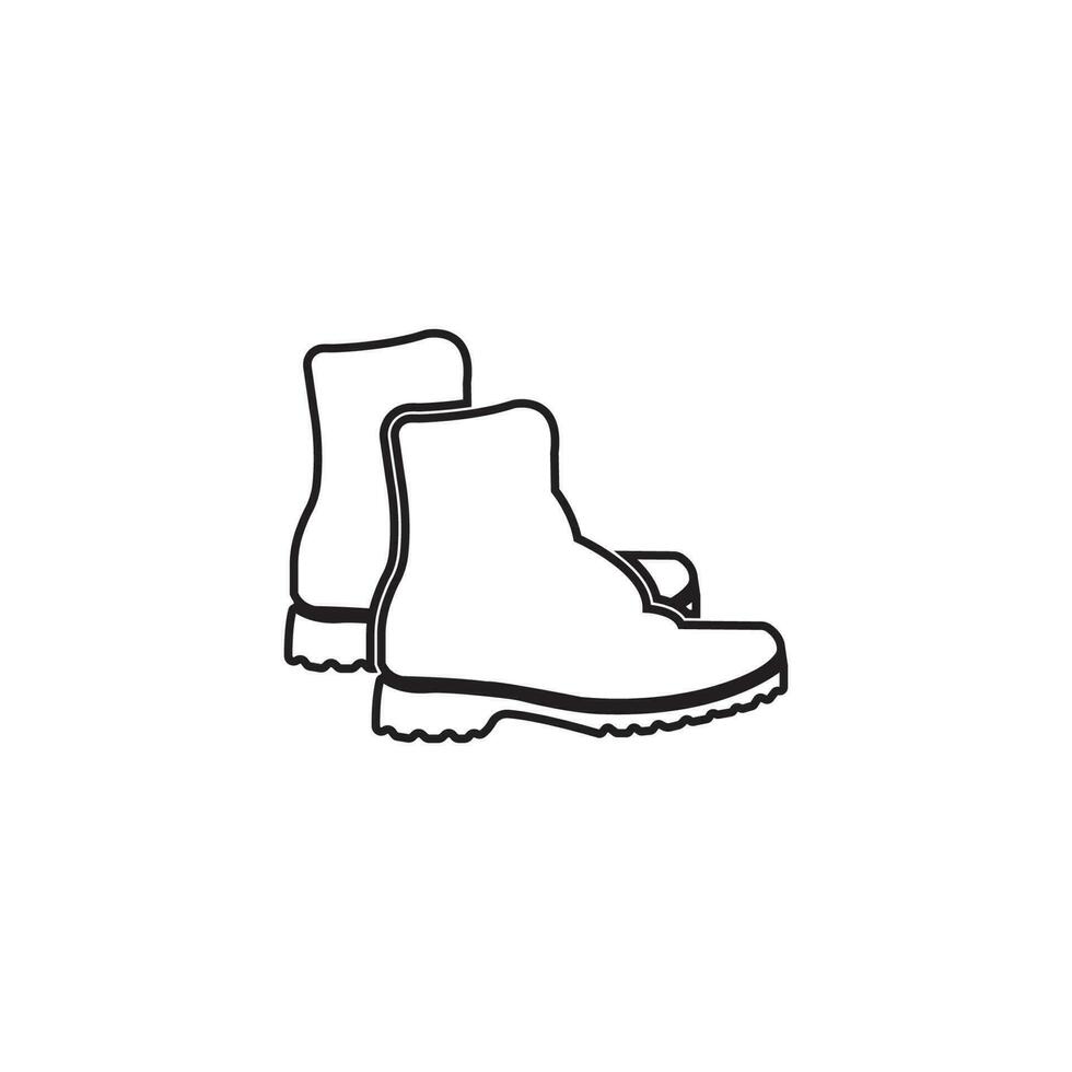 boots icon vector