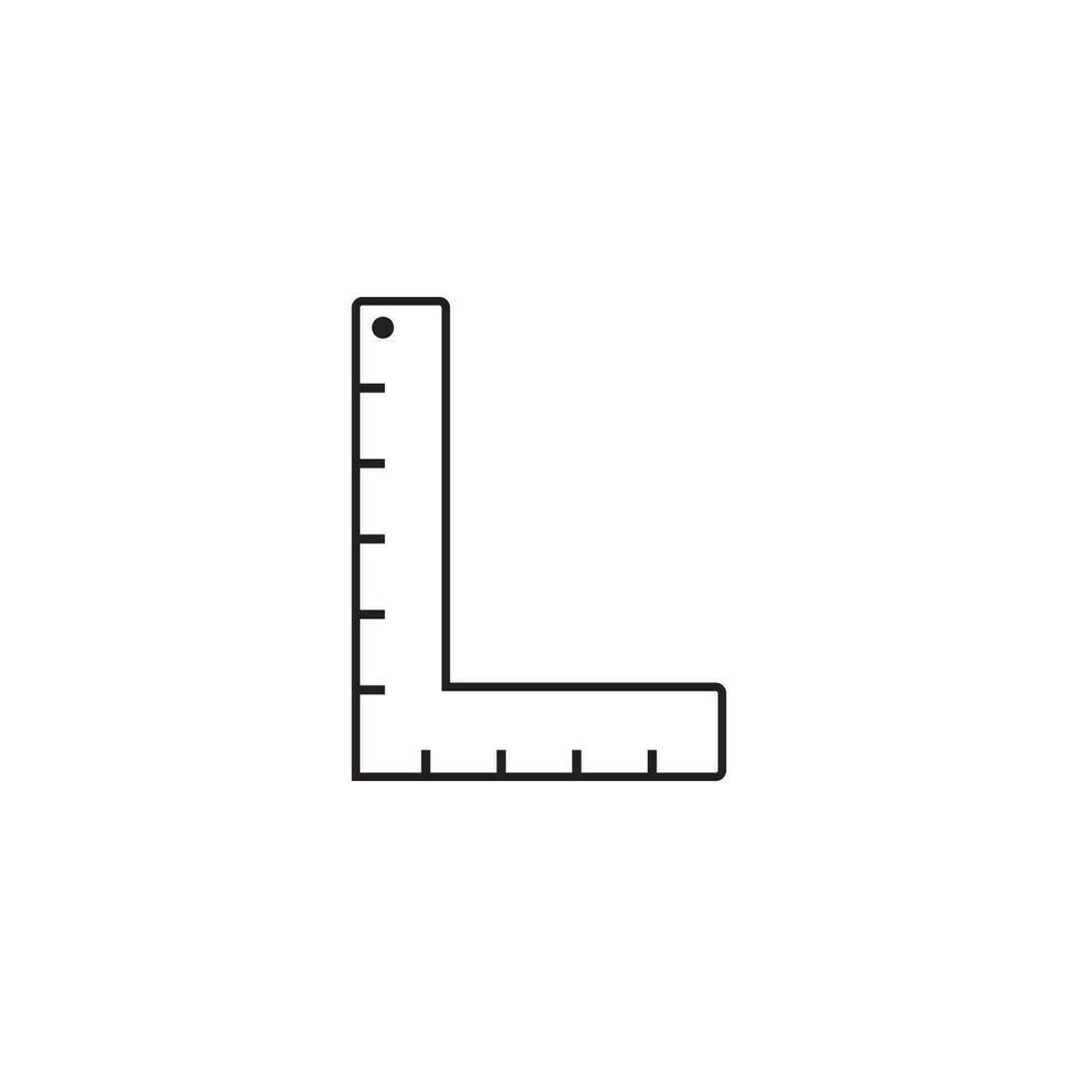 ruler vector icon