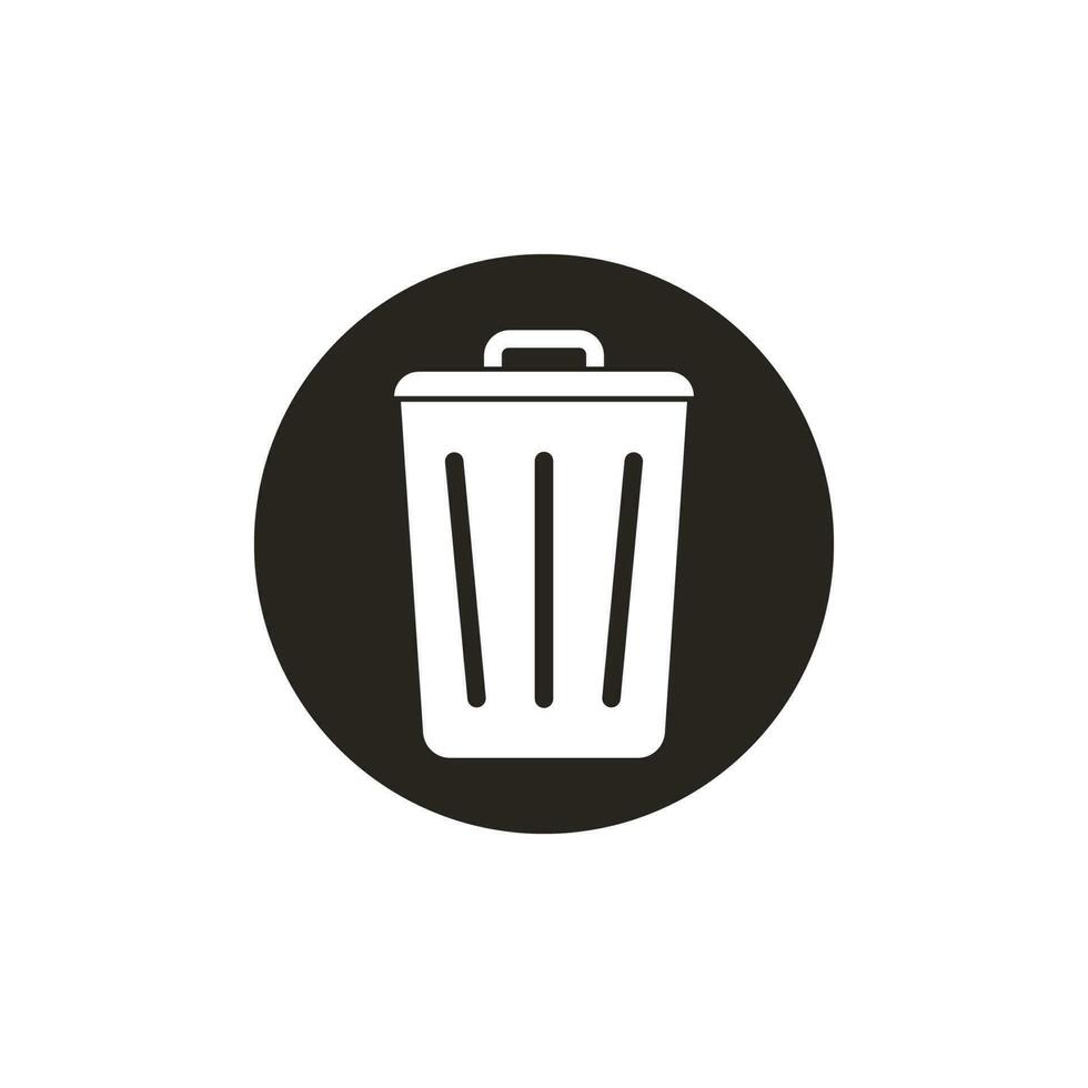 trash can vector icon