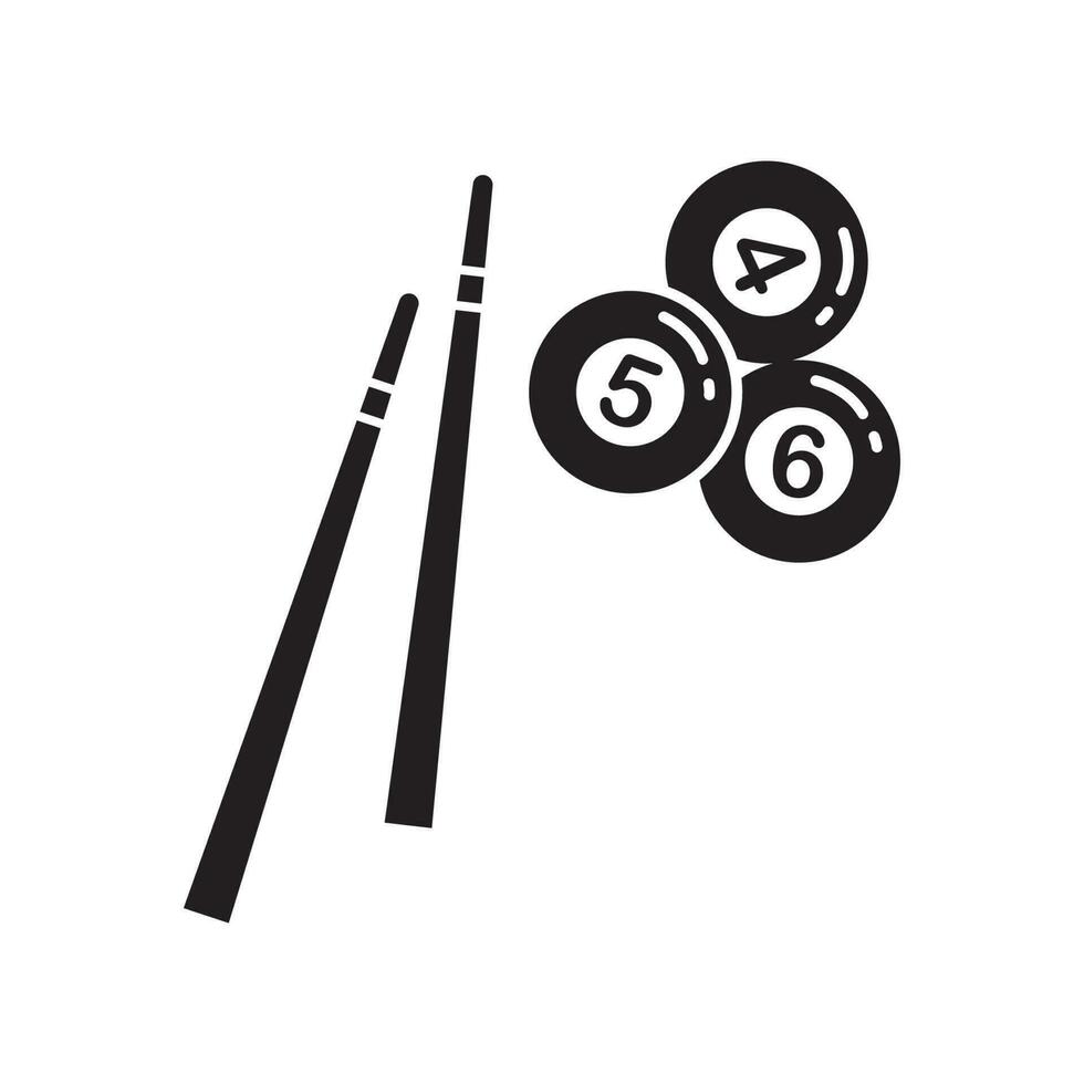 billiard icon vector