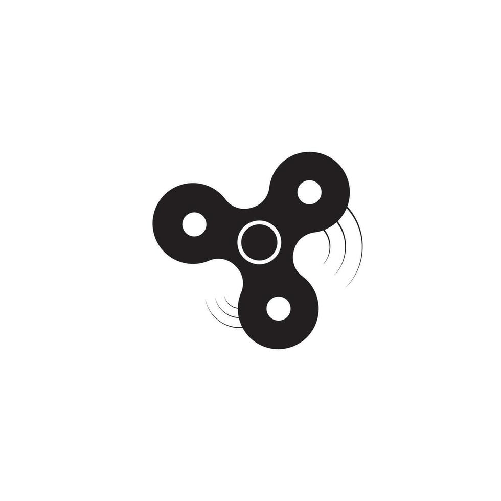 fidget spinner icon vector