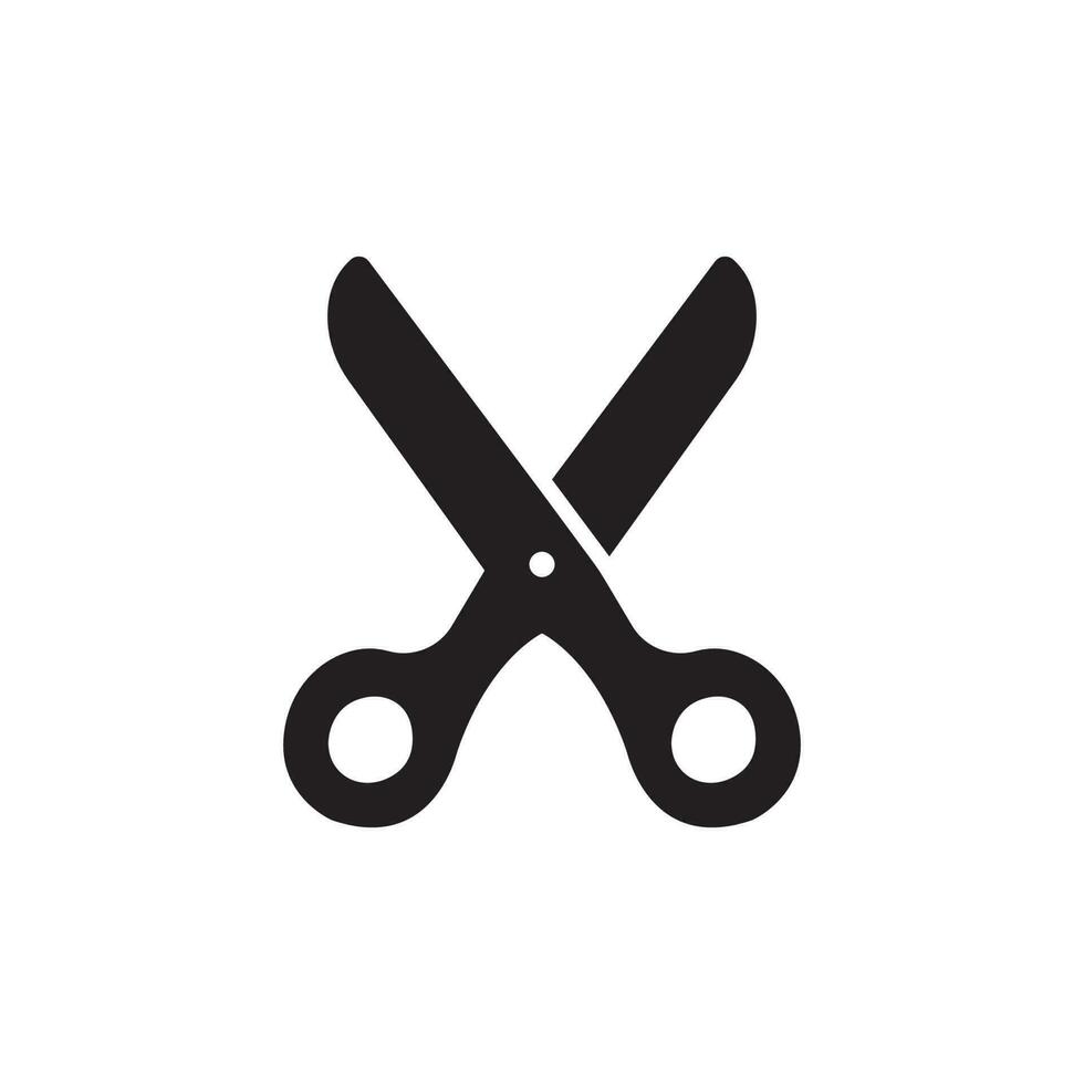 scissors icon vector
