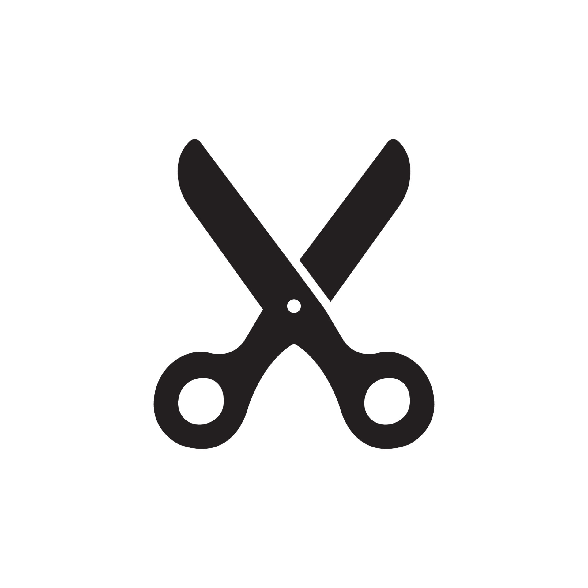 scissors icon vector 24394911 Vector Art at Vecteezy