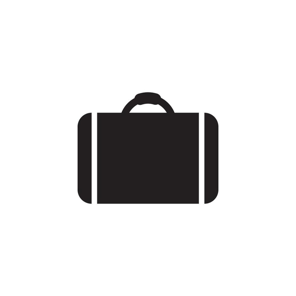suitcase icon vector