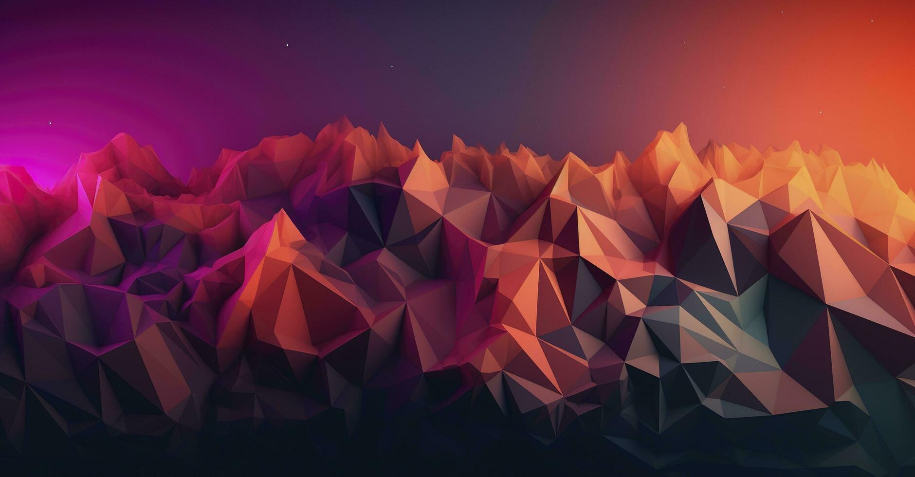 Abstract Low-Poly background. triangulated texture. Design 3d. Polygonal geometrical pattern. Triangular modern style, generate ai photo