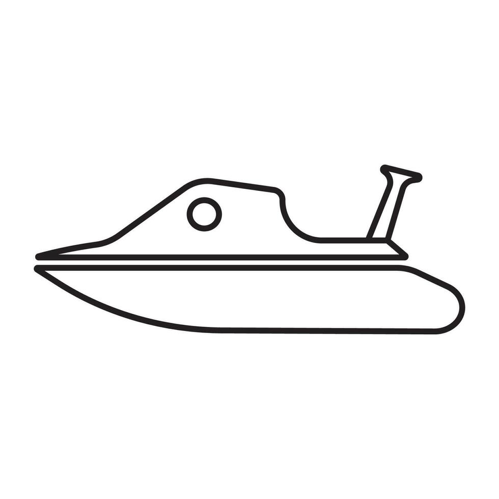 boat icon vector