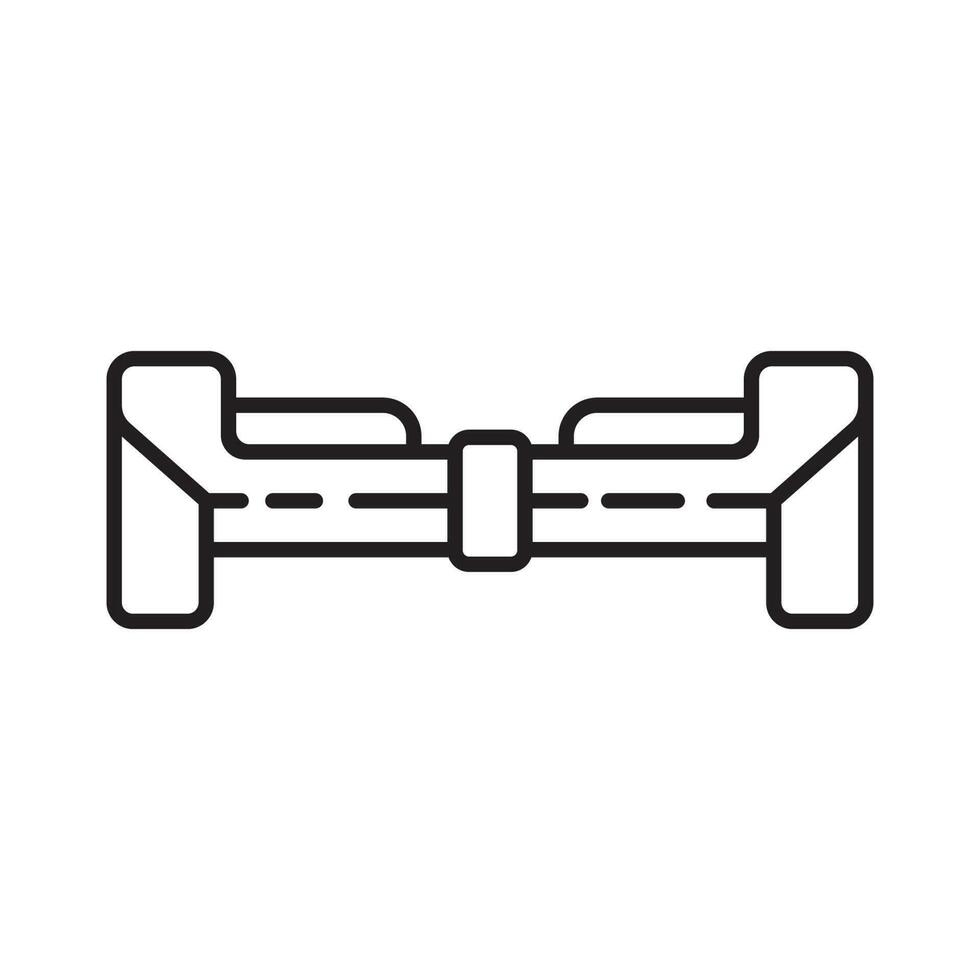 hoverboard icon vector