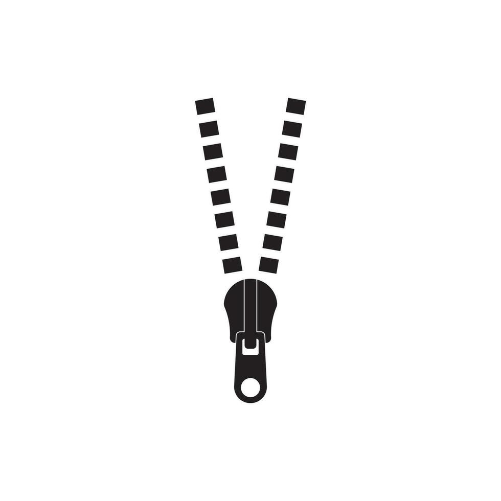 zipper icon vector
