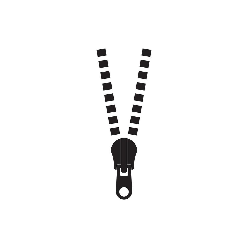 zipper icon vector