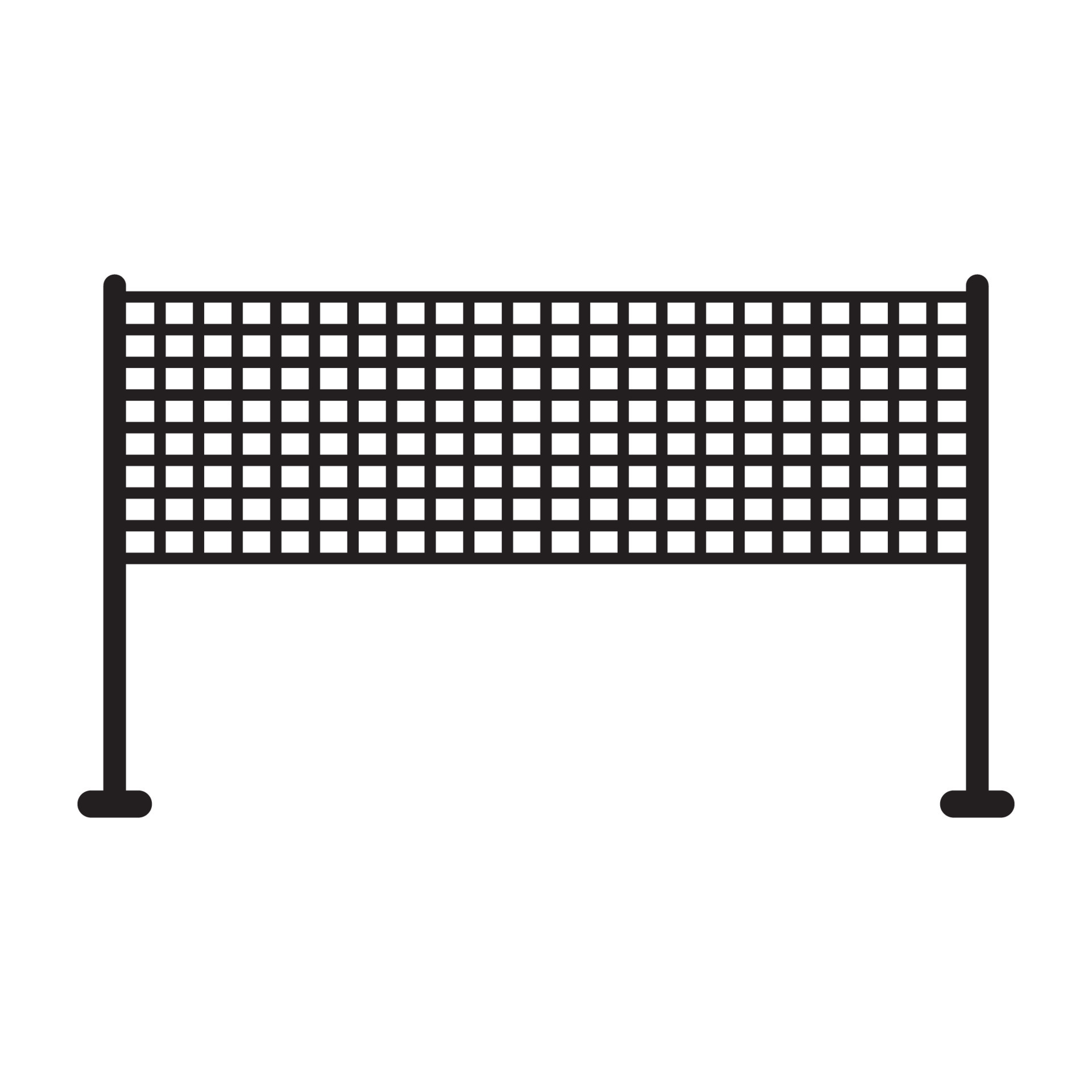 volleyball net icon vector 24395148 Vector Art at Vecteezy
